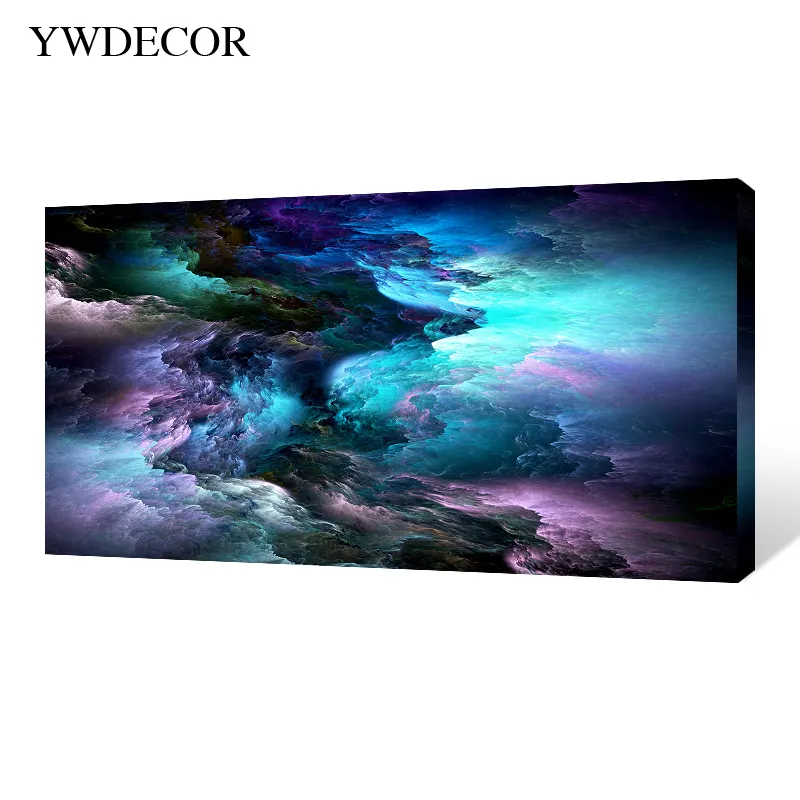 Purple Nordic cloud abstract canvas painting HD digital print wall art posters for home living room decoration