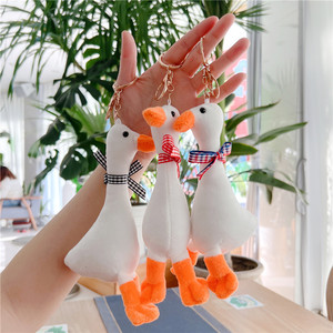 Swan đồ chơi sang trọng mạng Đỏ douyin với búp bê lớn Túi ngỗng trắng treo bán buôn Móc chìa khóa - Product Image 3