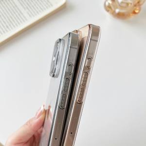 Étui de protection antichoc en PC rigide effet peau de luxe pour téléphone portable 17 ProMax 16 15 14 12 <span class=keywords><strong>11</strong></span> – 6 couleurs – OEM Tendance - Product Image 2