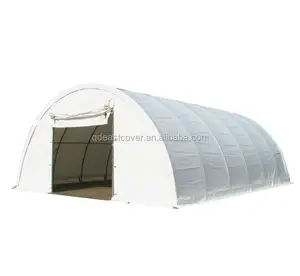 W30'x L40' x H15 'vorgefertigte Stahls truktur PVC-Stoff Kuppel Lager gebäude Schutz im Freien großes Lagerhaus Schuppen großes Zelt