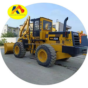 Mini-chargeur d'occasion KOMATSU japonais WA320-3 chargeur sur pneus avant WA600 WA470-3 WA360 WA350 WA200 à vendre - Product Image 1