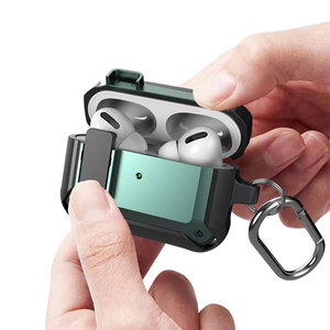 Funda para auriculares de alta calidad, accesorio con gancho para <span class=keywords><strong>Airpods</strong></span> pro y <span class=keywords><strong>Airpods</strong></span> series, <span class=keywords><strong>2021</strong></span> - Product Image 1