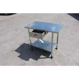 Tavolo Operatorio Veterinario di Alta Qualità EUR VET in Acciaio Inossidabile, Tavolo Diagnostico per Cani e Animali Domestici, per Cliniche Veterinarie - Product Image 6