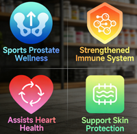 Capsules végétariennes de lycopène de qualité supérieure OEM/ODM, soutien antioxydant, complément pour la santé de la prostate pour adultes, suppléments à base de plantes