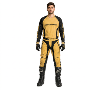 Équipements de motocross MX MTB BMX ATV pour adultes et enfants, manches longues, maillots respirants en mesh légers, pantalon Enduro léger - Product Image 1