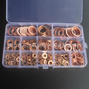 Juego de 300 Juntas de Cobre M5-M20, Anillos Planos de Sellado Resistentes al Aceite - Product Image 3