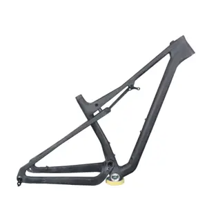 2024 Full Carbon T1000 29er BOOST Suspensión MTB Frame FM080 M Tamaño UDH Dropout 190X45mm Amortiguador trasero