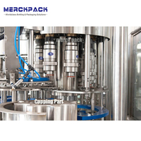 Machine de remplissage isobare automatique, équipement d'embouteillage de boissons gazeuses, de sodas et d'eau pétillante en bouteilles PET