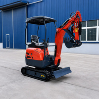 Mini-excavatrice hydraulique fiable avec plusieurs options de moteur, offrant une puissance stable pour le creusement
