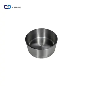 Creuset en tungstène pur de haute pureté poli par coutume d'usine 150ml 250ml pour l'industrie des métaux de fusion