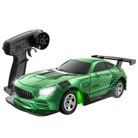 YT Mini Coche RC Eléctrico de Alta Velocidad 4WD para Escritorio, Recargable, Simulación de Carreras, Mini Coche RC de Derrape con Control Remoto 1:64
