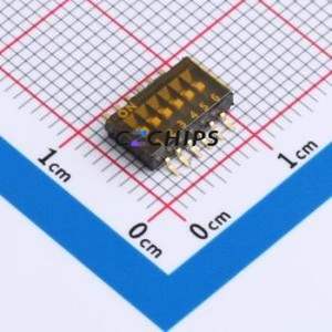 DSHP-06-R DIP Switch SMD Switch ( Number of Switch Sections: 6 )( Lead Spacing: 1.27mm )( Color: Black ) - Product Image 1