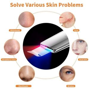 Lámpara de Belleza Roja y Azul, Exfoliante Profunda, de Acero Inoxidable, Impermeable, para Lifting Facial y Reafirmación de la Piel, Limpiador de Poros - Product Image 5