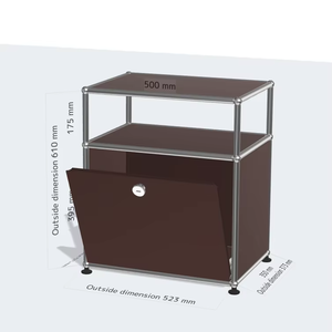 Armadio Multifunzionale - Scaffale Modulare in Metallo <span class=keywords><strong>per</strong></span> <span class=keywords><strong>Soggiorno</strong></span>, Ufficio, Magazzino, Alta Capacità di Carico - Product Image 1