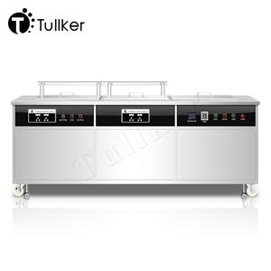 Tullker nettoyeur à ultrasons à trois stations baignoire Agitation tête de cylindre <span class=keywords><strong>carburateur</strong></span> injecteur Machine de nettoyage industrielle - Product Image 2