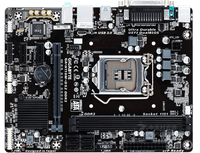 Gut Erhaltene GIGABYTE H110M-DS2 Motherboard für 6./7. Generation I7/I5/I3, Dual DDR3 DIMM 32GB, LGA1151 Intel H110 Chipsatz für Desktop