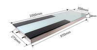 Led personnalisé couleur changeante piste de danse piano interagir éclairage sol tapis de piano pour le divertissement des personnes