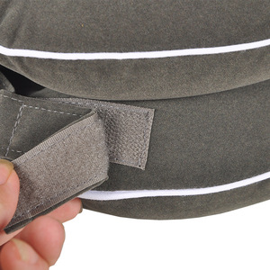 Inflatable Cervical <b>Traction</b> <b>Device</b> One Size Flocked Fabric <b>Neck</b> Brace For Home Use Manual Operation - Product Image 3