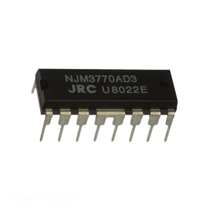 Acheter en ligne des composants électroniques 16 DIP, 12 broches + 2 ailettes NJM3770AD3 Gestion de l'alimentation (PMIC) Canal du fabricant - Product Image 1