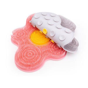 Tapis de massage antidérapant en silicone pour les pieds et le dos, avec ventouses super puissantes, pour une douche relaxante au design moderne - Product Image 5