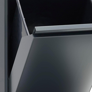 Contenitore per Rifiuti da Cucina <span class=keywords><strong>Salvaspazio</strong></span> in Metallo con Apertura a Ribalta, 2 Organizzatori per Rifiuti e Sistema di Smistamento - Product Image 6