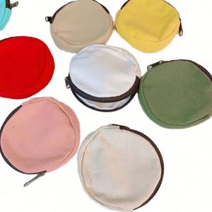 กระเป๋าใส่เหรียญแบบ unisex พร้อมซิป แฟชั่นน่ารัก ทำจากผ้าแคนวาสและผ้า สำหรับใส่กุญแจ พิมพ์ลายตัวอักษร เหมาะสำหรับเป็นของขวัญส่งเสริมการขาย - Product Image 1