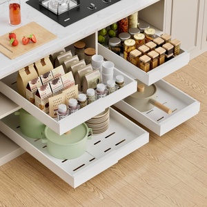 Étagère coulissante pour meuble de <span class=keywords><strong>cuisine</strong></span>, rangement sous évier, organisateur de <span class=keywords><strong>crédence</strong></span> - Product Image 1