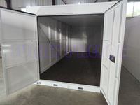 Conteneur de stockage préfabriqué en acier stockage libre assemblage conteneur mobile pliable stockage portable empilable