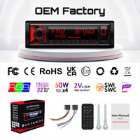 %20 İNDİRİM 7 Gün İçinde Kargoya Verilir Evrensel 1 Din Araç MP3 Çalar Bluetooth 5.1 FM AM RDS USB AUX Araç Stereo 32 Bant EQ ve RGB Işık ile
