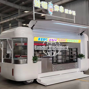 Remorque alimentaire mobile personnalisée certifiée DOT CE de 4 m (13,1 pi) avec cuisine complète pour crème glacée et restauration rapide, construction en acier inoxydable, garantie 2 ans - Product Image 1