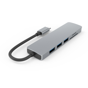 Vcom dữ liệu phổ quát OTG USB-C HUB 6 Cổng USB3.1 máy tính xách tay Docking Station 4K HDMI video TF SD Đầu đọc thẻ - Product Image 2