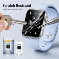 Film Hydrogel Transparent Magique à Installation Rapide pour Apple Watch Series 10 11 IWatch S10 Protection d'Écran Quotidienne pour Montre