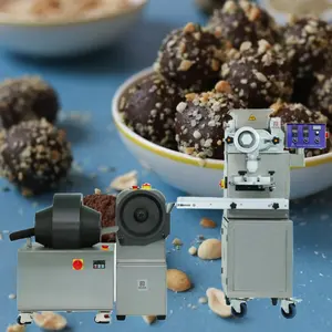 Beikn Peanut Butter Chocolate Protein Balls Production Line Oat And Nuts Energy Ball Making Machine Cookies Extruder Machine