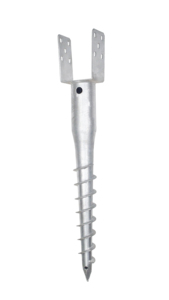 Vis de terre en acier galvanisé facile à installer sans creuser l'ancrage au sol pour poteaux standard 4x4 - Product Image 3