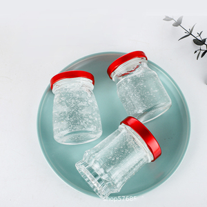 Bán Buôn 30Ml 45Ml 50Ml <span class=keywords><strong>75Ml</strong></span> 80Ml 100Ml 150Ml Rõ Ràng Mật Ong Mứt Chim Tổ Thủy Tinh Nhỏ Thực Phẩm <span class=keywords><strong>Jar</strong></span> Với Kim Loại Nắp - Product Image 5