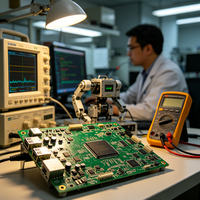 Machine de tri automatisée pour usine de cartes PCBA, avec automatisation industrielle, vision industrielle, assemblage de PCB, contrôle de détection par vision robotisée