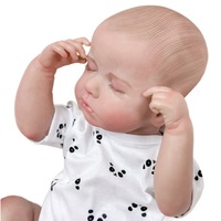 Poupée Reborn Sunnyfan W-020LuLu 50cm en Vinyle Haute Qualité, Poupée Réaliste Bébé Mignon pour le Commerce International Transfrontalier