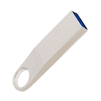 Unidad Flash Usb de Metal y plata, resistente al agua, 32GB, 16GB, 8GB, 4GB, con llavero, disco U, bolsa de disco de memoria, negocios, OEM
