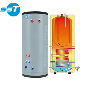 Europäische Nachfrage steigt (Gas knappheit mittel) Wärmepumpen tank 300L 400L kombinieren zwei in einem Haushalts tank