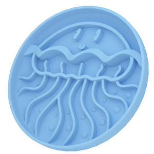BPA Free durevole Silicone lento alimentatore ciotola per animali domestici nuova meduse a forma di lenta alimentazione in Silicone ciotola per cibo per cani - Product Image 2