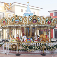 Chevaux de carrousel géants Nova Rides à vendre, manège pour enfants, capacité 16 places, parcs d'attractions, CTD-16-HTHH, carrousel d'intérieur