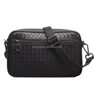 Sac messager en cuir véritable de haute qualité pour hommes, nouvelle mode, design tissé à la main, utilisation professionnelle décontractée - Product Image 1