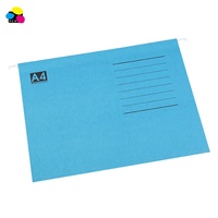 Chine dossiers suspendus de suspension de taille A4 25 pièces/boîte 7 couleurs assorties 5 onglets en papier papeterie