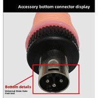 Großhandel 3XLR-Anschluss Sexmaschinen-Aufsätze Unisex Kristall Realistische Dildos Massageköpfe USB-Heizung Biegbar Kompatibel