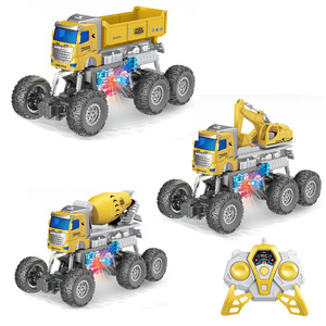 <span class=keywords><strong>Camion</strong></span> <span class=keywords><strong>de</strong></span> voirie télécommandé 6 roues personnalisé avec lumières réalistes, fonctions d'escalade sur route, télécommande 2,4 GHz, portée <span class=keywords><strong>de</strong></span> 50 m, écologique - Product Image 2