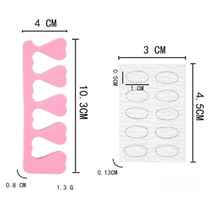 Poussoir à cuticules jetable avec papier abrasif, tampons de préparation, tampons de nettoyage des cuticules, autocollants, outil de soin des ongles pour nail art - Product Image 5