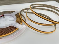 Bande LED COB à découpe libre, coupable à tout point, 24V, blanc pur, 480 puces/m, rouleau de 5m, 10m, 50m pour éclairage de cuisine et de salon