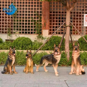 Vente directe usine : Statues de chien Berger <span class=keywords><strong>allemand</strong></span> grandeur nature en fibre de verre, figurines d'animaux mignonnes en résine - Product Image 6