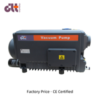 Pompe à vide rotative à palettes DLT V0160 160m³/h 5.5HP Usinage CNC Fer OEM Tension personnalisée 380V Triphasé