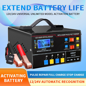 เครื่องชาร์จแบตเตอรี่สำหรับซ่อมชีพจรอัจฉริยะ12โวลต์24โวลต์สำหรับรถจักรยานยนต์รถยนต์ไฟฟ้าจักรยาน - Product Image 5